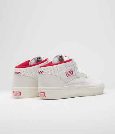 Vans Half Cab Shoes - Vintage Sport White / Red