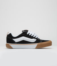 Vans Knu Skool Shoes in Gum Bumper Black