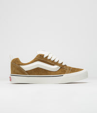 Vans Knu Skool Shoes in Pig Suede Brown
