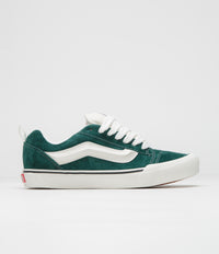 Vans Knu Skool Shoes in Pig Suede Green