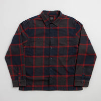Vans Larkspur Plaid Flannel Shirt - Parisian Night / Poppy Ember thumbnail