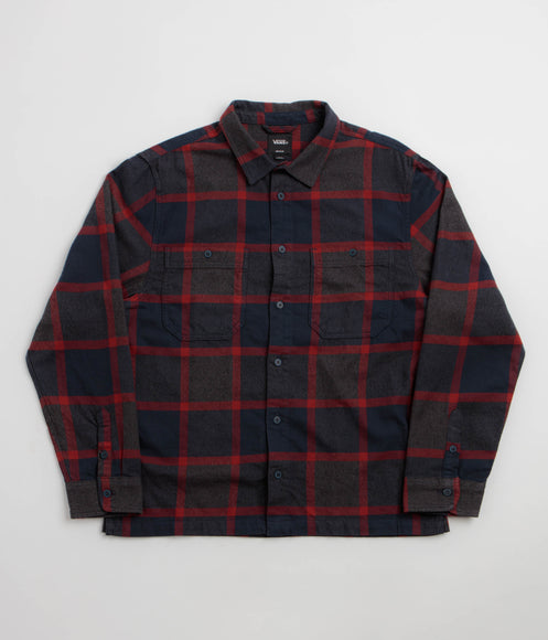 Vans Larkspur Plaid Flannel Shirt - Parisian Night / Poppy Ember