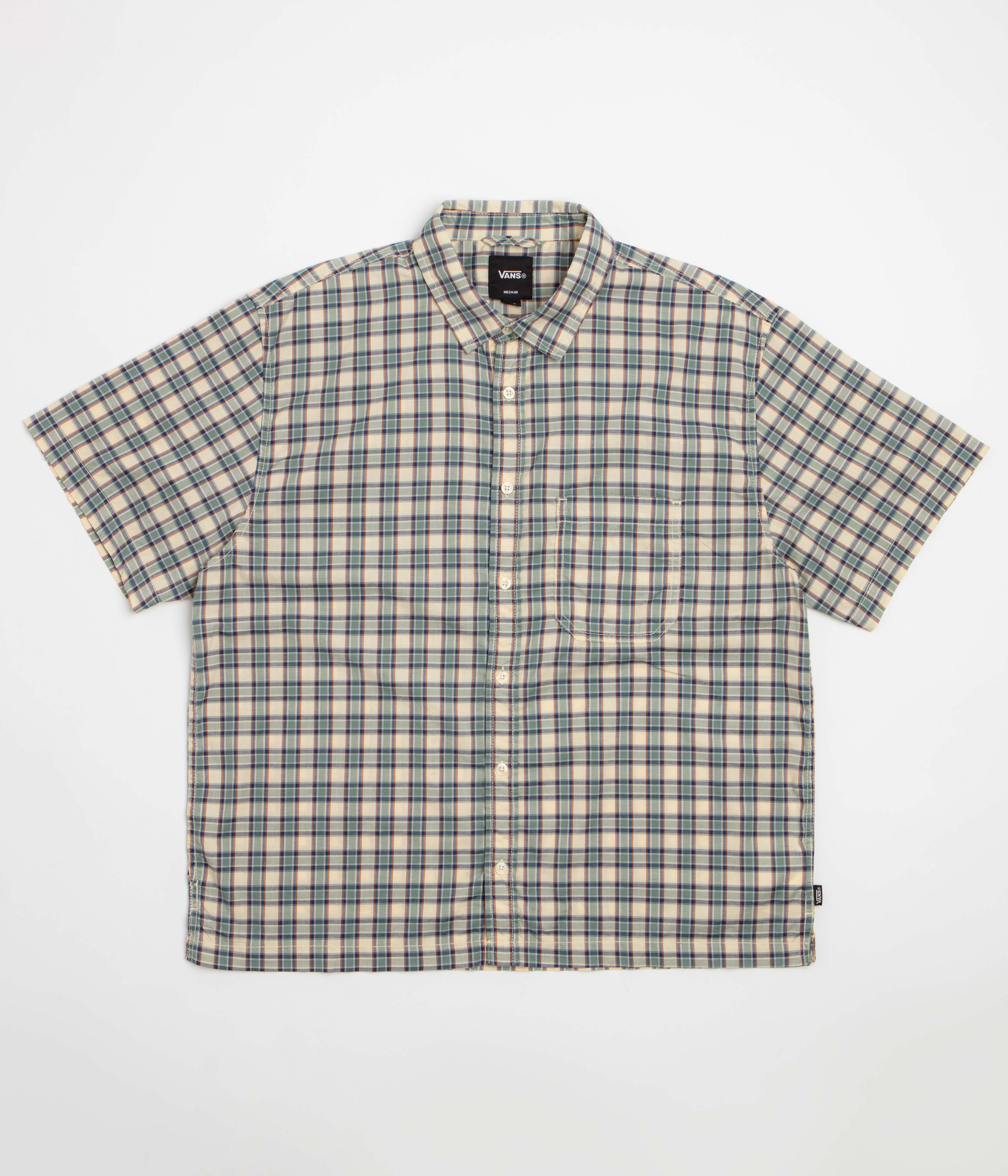 Vans Larkspur Timber Short Sleeve Shirt - Almond Crisp