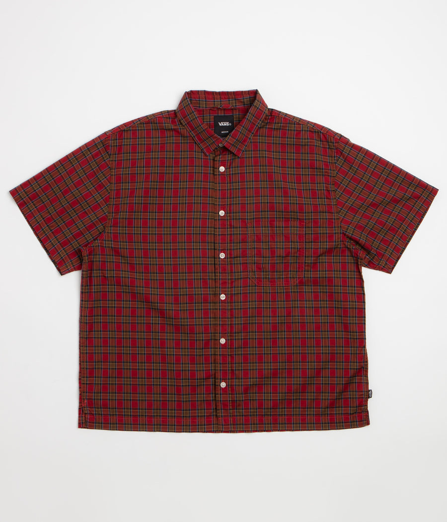 Vans Larkspur Timber Short Sleeve Shirt - Poppy Ember