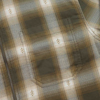 Vans Larkspur Zip Plaid Flannel Shirt - Mossy Olive thumbnail