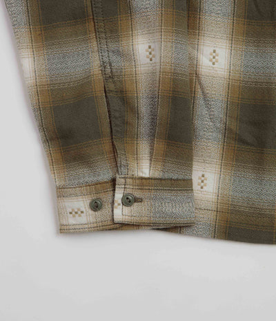 Vans Larkspur Zip Plaid Flannel Shirt - Mossy Olive