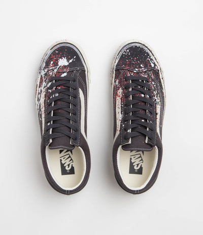 Vans LX Old Skool 36 Shoes - Paint Splatter Charcoal Grey