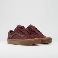 Vans Old Skool Shoes - Dark Red / Gum thumbnail