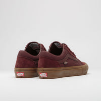 Vans Old Skool Shoes - Dark Red / Gum thumbnail