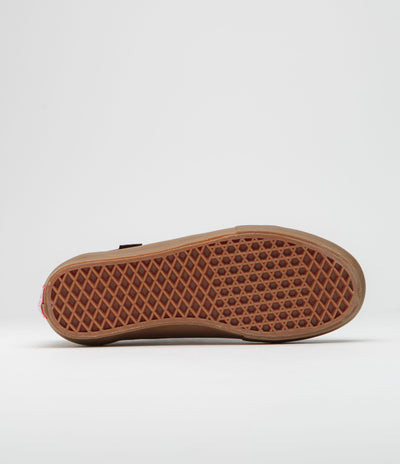 Vans Old Skool Shoes - Dark Red / Gum