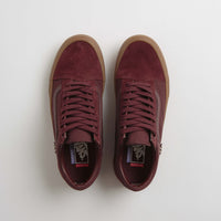 Vans Old Skool Shoes - Dark Red / Gum thumbnail