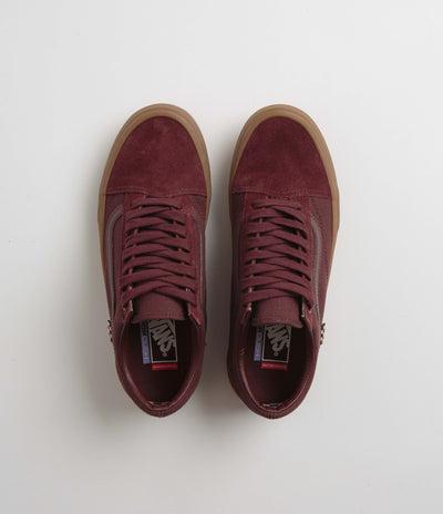 Vans old deals skool red gum