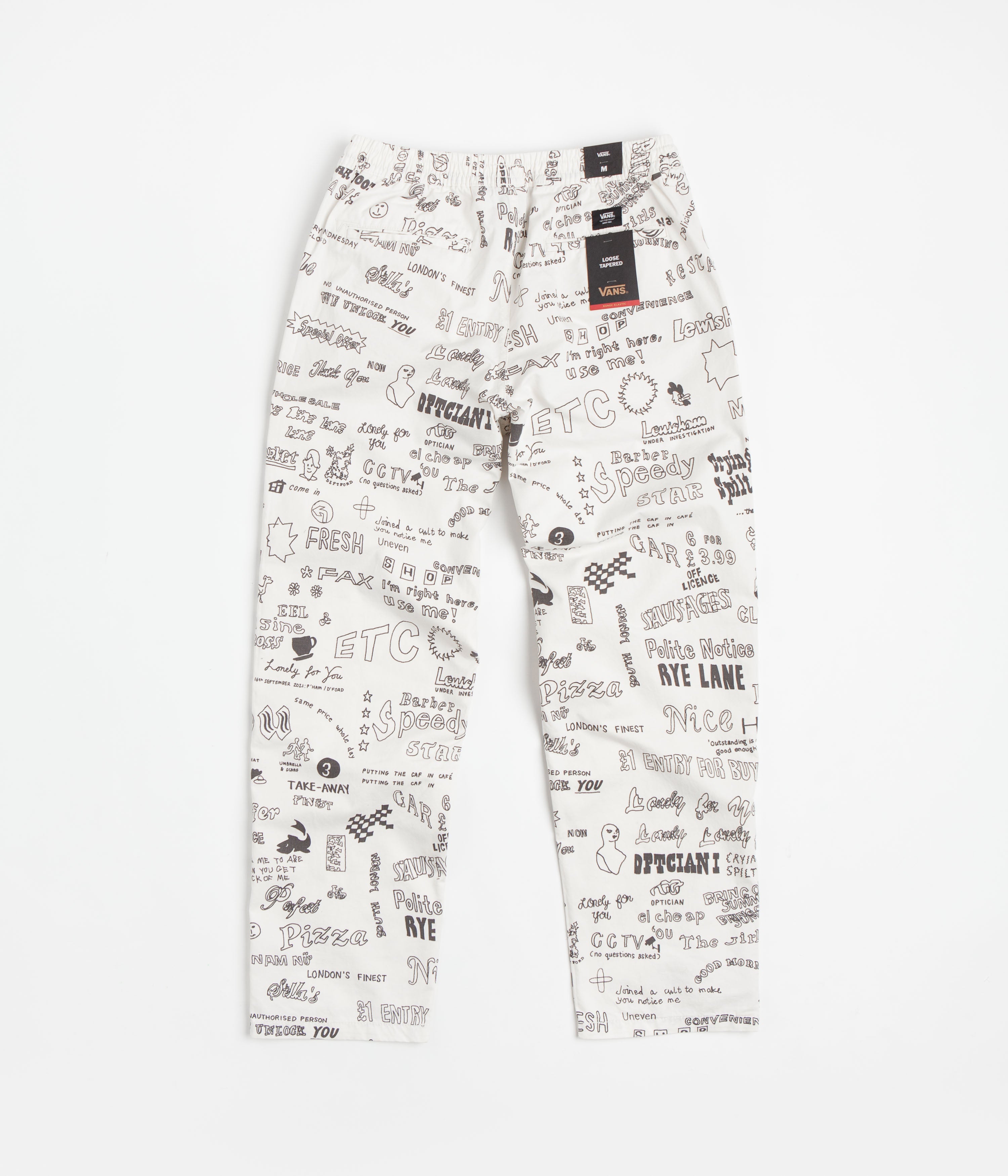 Vans Range Loose Tapered Pants (Helena Long) Antique White Flatspot