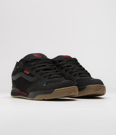 Vans Rowley XLT Shoes in Black and Chili Pepper