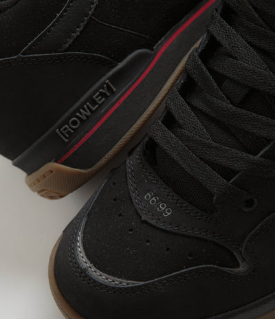 Vans Rowley XLT Shoes in Black and Chili Pepper