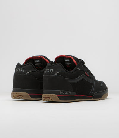 Vans Rowley XLT Shoes in Black and Chili Pepper