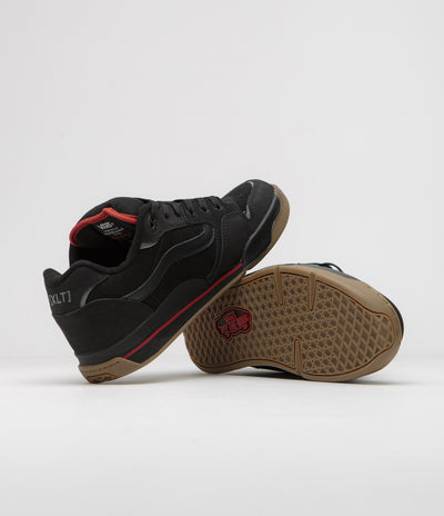 Vans Rowley XLT Shoes in Black and Chili Pepper
