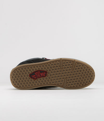 Vans Rowley XLT Shoes in Black and Chili Pepper
