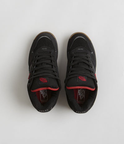 Vans Rowley XLT Shoes in Black and Chili Pepper