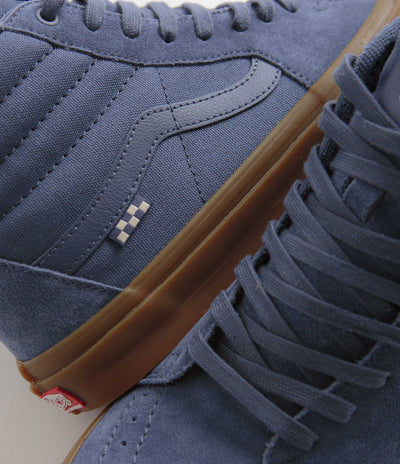 Vans Sk8-Hi Shoes - Vintage Blue / Gum