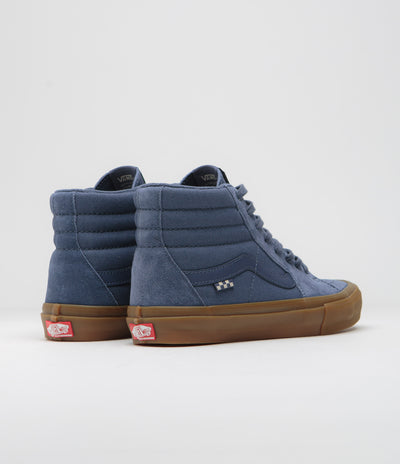 Vans Sk8-Hi Shoes - Vintage Blue / Gum
