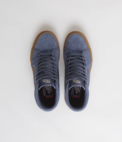 Vans Sk8-Hi Shoes - Vintage Blue / Gum