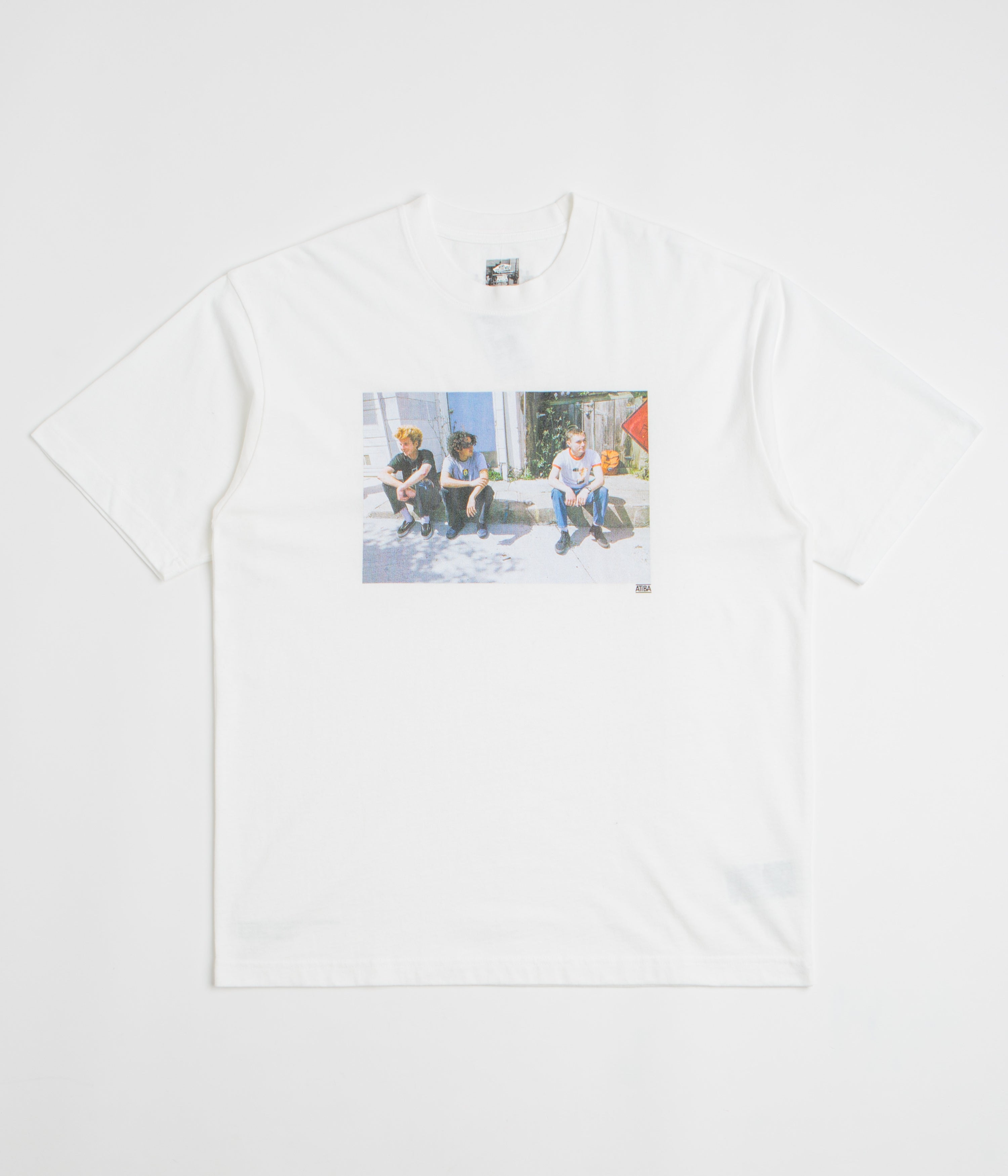 Vans Skate Atiba Haze Curb Crew T-Shirt in White