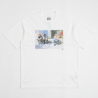 Vans Skate Atiba Haze Curb Crew T-Shirt in White thumbnail