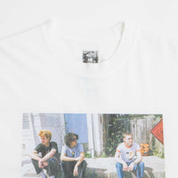 Vans Skate Atiba Haze Curb Crew T-Shirt in White thumbnail