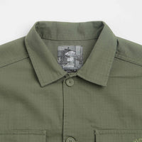 Vans Skate Atiba Haze Military Overshirt in Pine Forest thumbnail