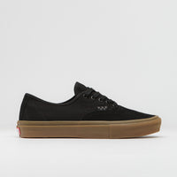 Vans Skate Authentic Shoes - Black / Black / Gum thumbnail