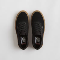 Vans Skate Authentic Shoes - Black / Black / Gum thumbnail