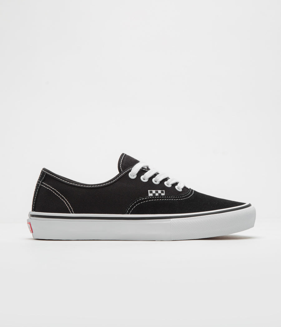 Vans Skate Authentic Shoes in Black and White