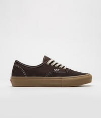 Vans Skate Authentic Shoes in Brown and Gum
