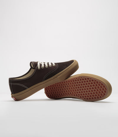 Vans Skate Authentic Shoes - Brown / Gum