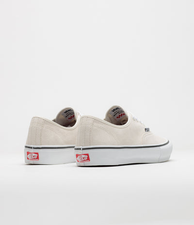 Vans Skate Authentic Shoes - White / Gunmetal