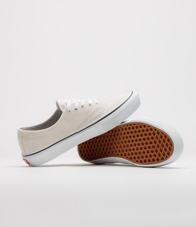 Vans Skate Authentic Shoes - White / Gunmetal
