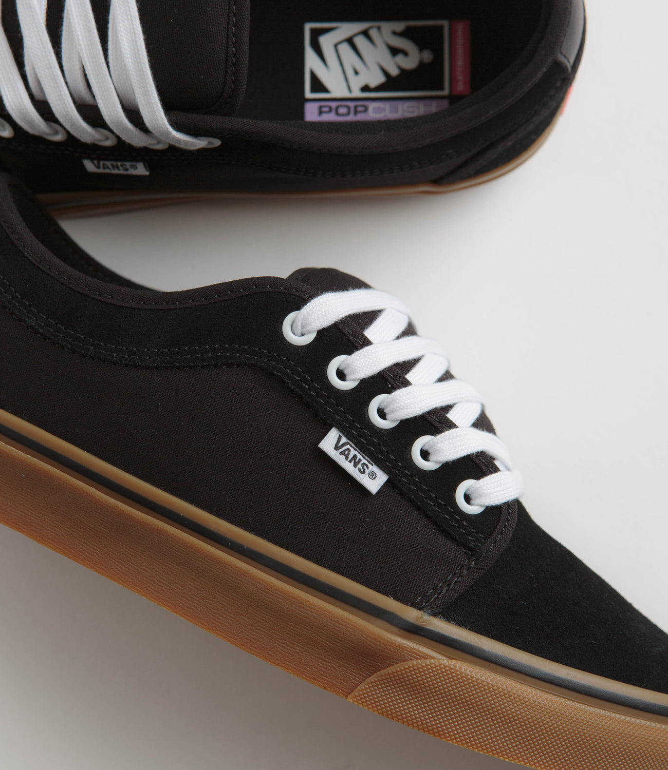 Vans Skate Chukka Low Black & Gum Skate Shoes