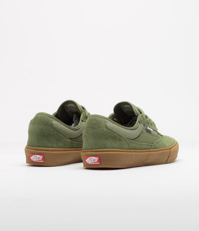 Vans Skate Curren Caples Shoes in Crepe Green and Gum