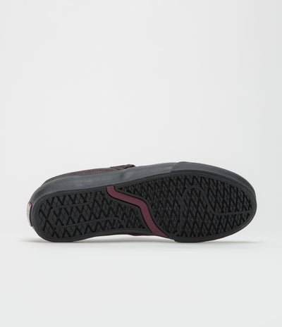 Vans Skate Curren Caples Shoes in Dark Brown