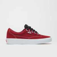 Vans Skate Curren Caples Shoes in Red and White thumbnail
