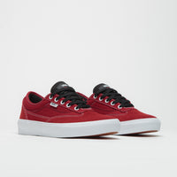 Vans Skate Curren Caples Shoes in Red and White thumbnail