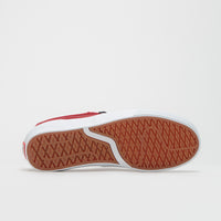 Vans Skate Curren Caples Shoes in Red and White thumbnail