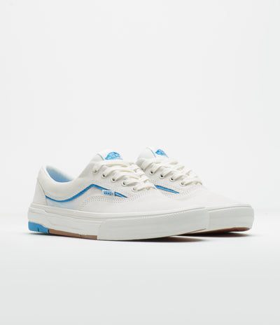 Vans Skate Era Wafflecup Shoes in White and Blue
