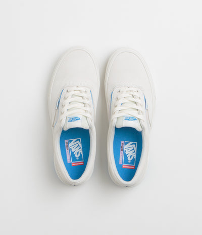 Vans Skate Era Wafflecup Shoes in White and Blue
