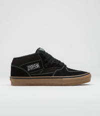 Vans Skate Half Cab Shoes in Black and Gum / White