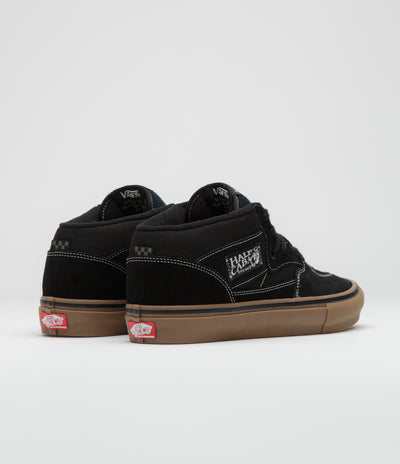 Vans Skate Half Cab Shoes - Black / Gum / White
