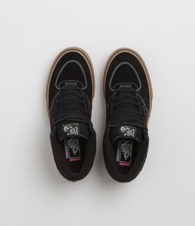 Vans Skate Half Cab Shoes - Black / Gum / White