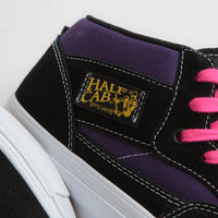 Vans Skate Half Cab Shoes - Black / Purple thumbnail