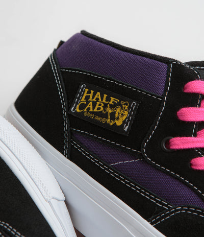 Vans Skate Half Cab Shoes - Black / Purple